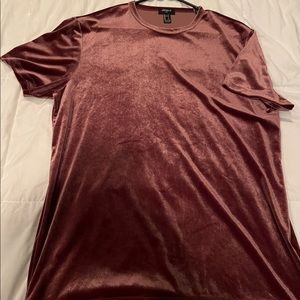 Suede Forever 21 Large Shirt